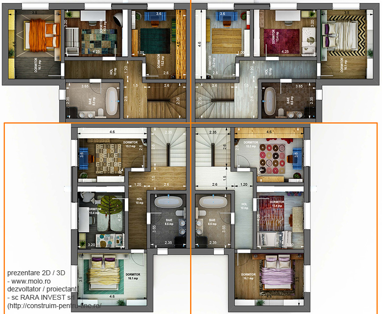 cuadruplex selimbar etaj